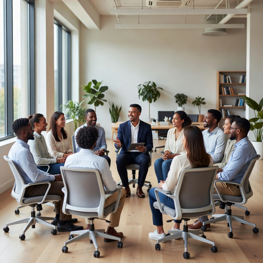 Sesión de coaching grupal en Altea Consulting