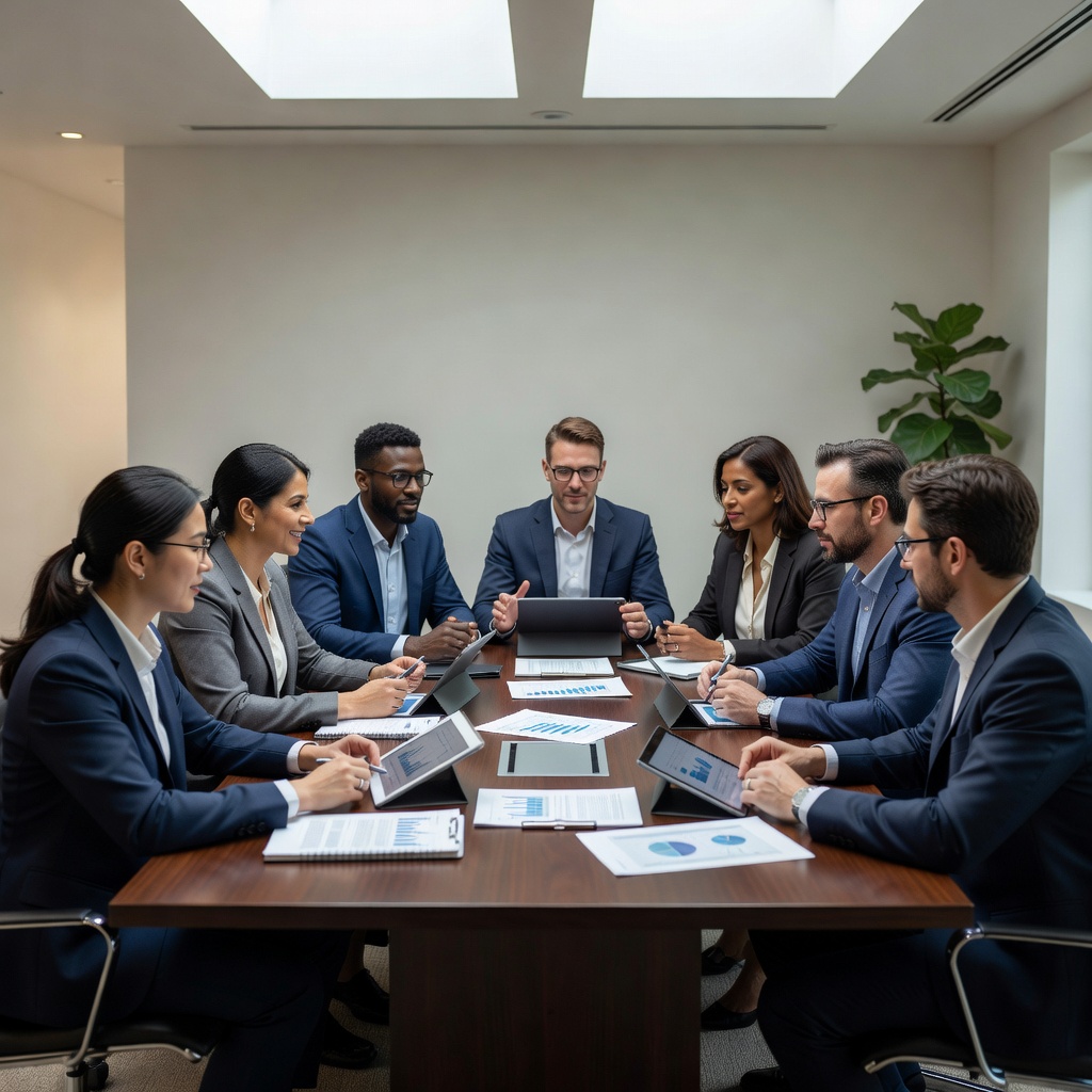 El equipo de Altea Consulting reunido en sesión de trabajo colaborativo